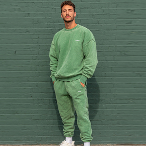 ชุดวอร์มฤดูหนาวแบบหลวมๆ ไซส์ใหญ่สำหรับผู้ชาย ชุดวอร์มมีซิปพร้อมโลโก้ ชุดออกกำลังกายแบบกำหนดเอง ชุดวอร์มผู้ชาย เสื้อฮู้ดดี้ กางเกงวอร์ม - Product Image 4