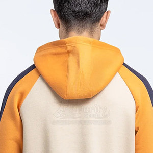 เสื้อฮู้ดซิปผู้ชาย ผ้าเทอร์รี่ 360 กรัม แขนยาว สวมใส่สบาย เหมาะสำหรับออกกำลังกาย ฟิตเนส ไซส์ใหญ่ ฤดูใบไม้ร่วง พิมพ์ลายได้ตามต้องการ ผ้าฝ้ายป้องกันขนร่วง - Product Image 5