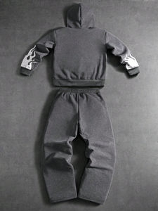 ชุดเสื้อฮู้ดซิปแฟชั่นสตรีทแวร์สำหรับผู้ชาย ฤดูใบไม้ร่วง/ฤดูหนาว - Product Image 2