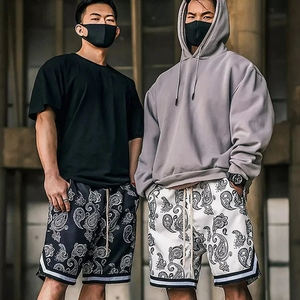 Shorts en mesh pour homme, imprimé paisley, motif graphique streetwear, légers, décontractés, pour le basketball et le baseball - Product Image 3