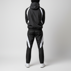 Custom <b>Men's</b> Lightweight Soft Shell Nylon Windbreaker Tracksuit Jogging Sportswear <b>Jacket</b> Pants Set - Product Image 5