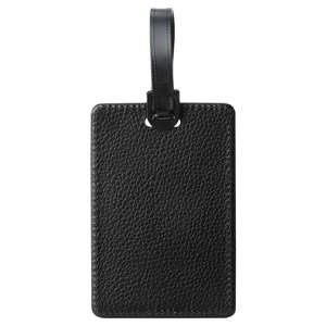 Accessoires de voyage : Étiquette de bagage en cuir tanné végétal, porte-adresse d'identification pour valise, étiquette d'embarquement portable pour bagages - Product Image 4