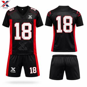 Uniformes Deportivos Cortos Transpirables con Diseño Personalizado, Camisetas de Fútbol con Cuello en V, Uniformes Unisex para Adultos, para Clubes Escolares y Equipos, Venta al Por Mayor - Product Image 5