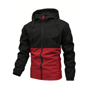Veste coupe-vent unisexe surdimensionnée personnalisable OEM, confortable et décontractée, avec design fin à motifs de dessins animés et patchwork – Meilleure vente - Product Image 1