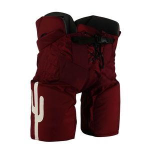 Pantalones de Hockey sobre Hielo Acolchados Color Naranja para Hombre, con Cintura Elástica, Cierre Personalizado, 100% Poliéster, Secado Rápido, Antibacterianos, RexFit Sports - Product Image 4