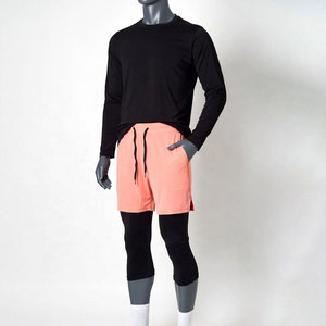 Pantalones Cortos Awrah para Hombre a Precio Accesible, con Corte Regular, Cintura con Cordón Ajustable, para Uso Diario Activo - Product Image 1