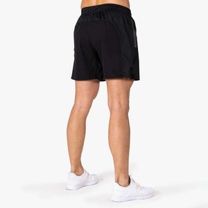 Men's Solid Color Orange Shorts <b>Elastic</b> Waist Casual Knitted Cotton Breathable Mid Waist Short Pants - Product Image 5