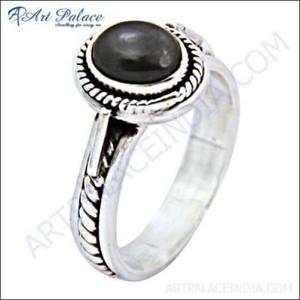 Anillo de Ónix en Plata 925 de Art Palace, con Engaste de Bisel, Estilo Vintage, Unisex, para Uso Diario - Product Image 3