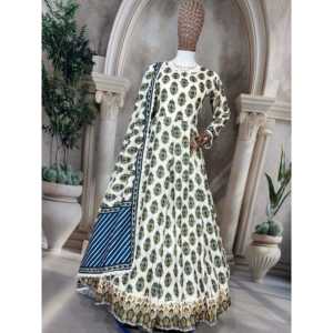 Belle fête porter haut et bas avec Dupatta Taille XL - Product Image 5