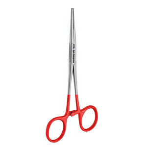 คีมหนีบห้ามเลือด Kelly Hemostat Forceps ขนาด 5.5 นิ้ว แบบตรง สีแดง เครื่องมือผ่าตัด เกรดเยอรมัน ผลิตจากเหล็กกล้าไร้สนิม พร้อมระบบล็อค - Product Image 6