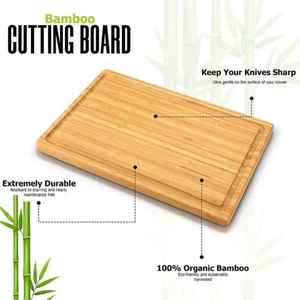 Tabla de cortar de madera de acacia maciza ecológica de 3 piezas, popular al por mayor, juego de tablas de cortar de bambú para cocina - Product Image 6