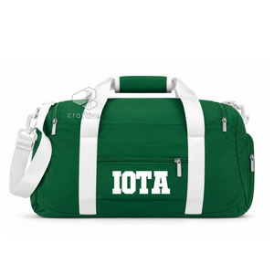 Bolsa de Viaje Deportiva con Compartimento para Zapatos, Marca Iota Phi Lambda Sorority, para Mujer, de Cordura, con Cierre - Product Image 4
