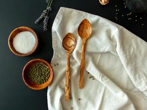 ช้อนชาไม้ ไม้ธรรมชาติ ใช้ซ้ำได้ ช้อนตักกาแฟ ชา น้ำตาล ผิวขัดเงา อุปกรณ์ครัวรักษ์โลก - Product Image 5