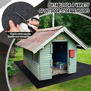 Moisture <b>Mat</b> Outdoor Storage Shed Floor <b>Mat</b> <b>Waterproof</b> Carport <b>Mat</b> Thickened Soft Patio Furniture Pad Washable Non-Slip Backing - Product Image 6