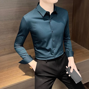 Camisa de Vestir Ejecutiva de Alta Calidad para Hombre, Manga Larga, Formal, para Negocios, Tela Suave y Cómoda, Diseño Elegante para Profesionales - Product Image 6