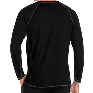 Camiseta Deportiva de Manga Larga para Hombre, Protección UV, Compresión Suave, Elástica en 4 Direcciones, con Mangas Raglán, para Natación, Surf y Deportes Acuáticos - Product Image 2