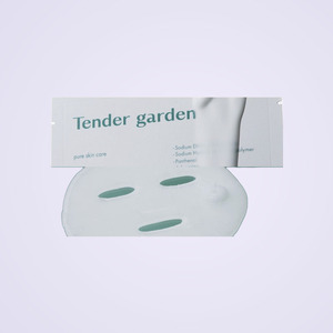 Masque visage coréen K-Beauty Tender Garden Skin Renewal Cream Sheet Mask 1 feuille Fabriqué en Corée 30g pour le visage - Product Image 1