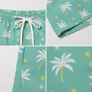 Shorts de Baño Personalizados para Hombre, Secado Rápido, Estampado Personalizado, Shorts de Playa OEM, Venta al Por Mayor, Producción Rápida, Directo de Fábrica - Product Image 5