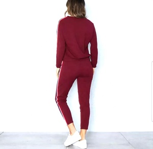 Vente en gros 2025 Meilleur prix pas cher Femmes Dames Survêtements Sweat Slim Fit Jumper Jogging Gym Survêtement - Product Image 3