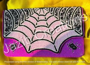 Nouvel arrivage de sac à bandoulière de créateur avec perles pour femmes pochette à chaîne personnalisable avec fermeture à bouton sacs à main en perles de rocaille souples sacs à main - Product Image 4