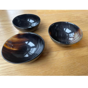 Bol de service en corne naturelle artisanal de haute qualité, poli miroir, pour la maison, l'hôtel, le restaurant, idéal pour les boissons - Product Image 3