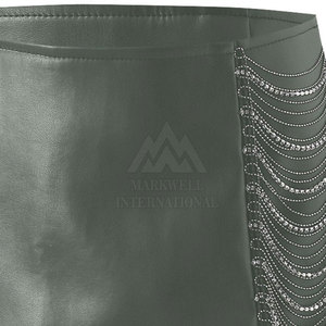 กระโปรงหนังแท้คุณภาพพรีเมียม ดีไซน์ล่าสุดปี 2026 สินค้าขายดี กระโปรงหนังยอดนิยม - Product Image 5