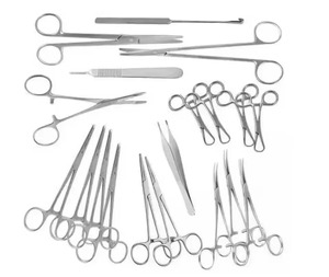 Juego de Instrumentos de Cirugía Menor Manuales de la Mejor Calidad con Caja de Aluminio, Kit Quirúrgico de Acero Inoxidable con Certificación CE para Cirugía General - Product Image 3