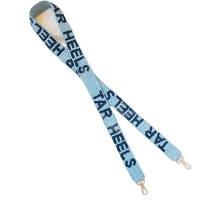 Tar heels สายรัดกระเป๋าลูกปัดเมล็ดเครื่องประดับแฟชั่นที่มีรูปร่างและการออกแบบที่กำหนดเองสายกระเป๋าลูกปัด - Product Image 1