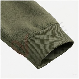 Conjunto Deportivo con Capucha para Hombre, Color Verde Oliva, Manga Larga, Color Sólido, Transpirable, Corte Regular, Ropa Casual de Otoño - Product Image 6