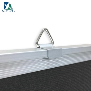 Tablero de Exhibición de Fieltro Negro con Logotipo Personalizado y Marco de Aluminio para Uso Comercial y Escolar - Product Image 3