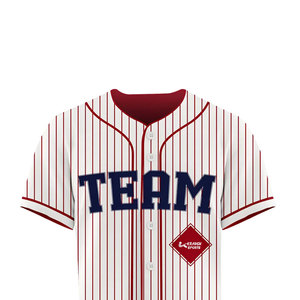 Camiseta de Béisbol con Diseño de Cuello en V Personalizado, Venta Directa de Fábrica, Material de Poliéster - Product Image 4