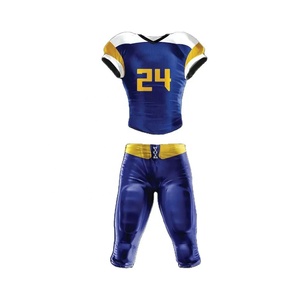 Uniforme de football américain personnalisé de nouveau style ensembles à manches courtes respirant de haute qualité conception personnalisée - Product Image 4