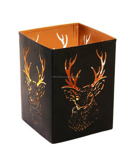 Ironique Éclairage Design Bougeoir En Métal Solide Décoration Autres Peint Bougie Stand Lanterne Intérieure Et Extérieure Bougie Votive - Product Image 3