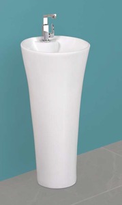 ONE PIECE <b>BASIN</b> EASILY HANDWASH NOVA SERIES 380X380X810mm SIZE - Product Image 2