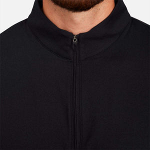 Vente en gros : Sweat à capuche tricoté à demi-zip, confortable, coupe-vent, style décontracté, chaud, pour l'entraînement et la course - Product Image 3