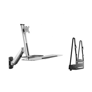 Mobili ergonomici per ufficio supporto per <span class=keywords><strong>scrivania</strong></span> <span class=keywords><strong>scrivania</strong></span> regolabile in altezza <span class=keywords><strong>scrivania</strong></span> da <span class=keywords><strong>parete</strong></span> <span class=keywords><strong>con</strong></span> supporto per CPU - Product Image 2