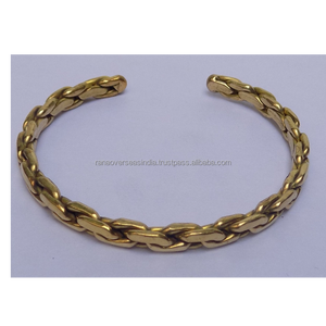 Bracelet ajustable en cuivre et laiton, bracelet tibétain de guérison, fait main, unisexe, bijou spirituel, cadeau - Product Image 2