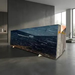 Losas de Granito Marrón Fuego de la Mejor Calidad, Piedra Natural Pulida para Encimeras de Cocina de Lujo, Pisos y Arquitectura Moderna - Product Image 1