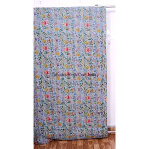 Nouvel arrivage : Couvre-lit Kantha imprimé fait main, réversible, vintage, écologique, toutes saisons, double taille, 100 % coton biologique - Product Image 3