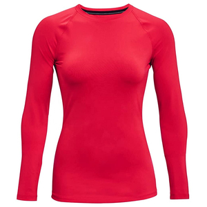 T-shirt en tricot à manches longues pour femme, col rond, coupe ajustée, blanc, séchage rapide, vêtements décontractés, toutes saisons - Product Image 3