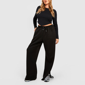 Fully Customized New Design Solid Color Women Flared <b>Pants</b> / Affordable Price Flared Women Trousers - Product Image 3