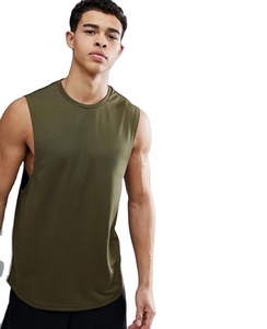 เสื้อกล้ามออกกำลังกายผู้ชายคุณภาพสูงราคาถูกขายส่ง-ผ้าถักระบายอากาศได้ดี ไซส์ใหญ่ รับสกรีนโลโก้ตามสั่ง ผ้าฝ้าย/ใยไผ่ - Product Image 1