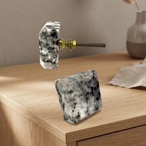 Organic Granite Stone Modern Square Furniture Handle Cabinet <b>Knob</b> <b>for</b> Drawers <b>Dressers</b> Cabinets-Eco-Friendly & Easy Installation - Product Image 5