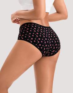 Braguitas Modernas para Mujer, Estilo Hipster, Transpirables, Tejido Suave, Elástico, Cobertura Total, Uso Diario, ODM - Product Image 1