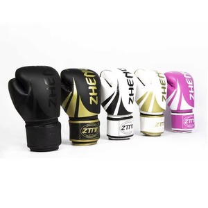 Gants de boxe en cuir de haute qualité pour adultes, professionnels, à lacets, avec logo personnalisé, pour entraînement et fitness - Product Image 5