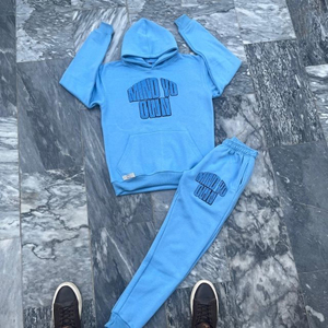 Conjuntos Deportivos de Felpa con Capucha, Personalizados con Bordado Chenille, para Invierno, Unisex, 100% Algodón, de Secado Rápido - Product Image 3