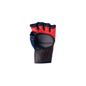 Top Ranking Custom Logo PU Leather MMA Gloves Professional Artificial <b>Open</b> Palm Sparring Gloves Non-Slip Lightweight for - Product Image 2