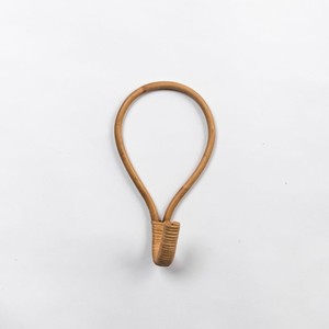 Rattan towel <b>hook</b> clothes <b>display</b> wall hanger supplier direct price handcrafted clothing <b>hooks</b> - Product Image 3