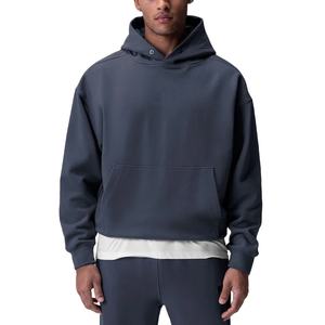 Wholesale Men Hoodies 100% Cotton Fleece Drop Shoulder Style Fitting Custom GSM for Casual Wear Sweatshirt - Product Image 1