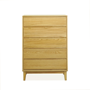 ชุดห้องนอนไม้เวียดนาม 4 ชิ้น พร้อมเตียงแบบญี่ปุ่นสไตล์ Japandi ทำจากไม้ยางพารา ผลิตโดยผู้ผลิตเฟอร์นิเจอร์แบบ OEM/ODM - Product Image 4